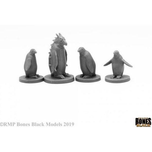 Reaper Bones Black - Penguin Attack Pack (4)
