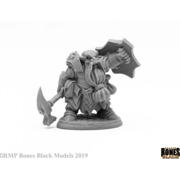 Reaper Bones Black - Dark Dwarf Smiter