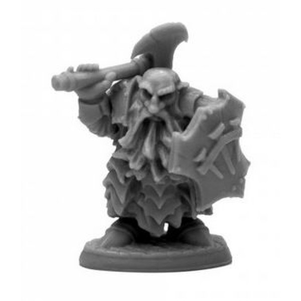 Reaper Bones Black - Dark Dwarf Cleaver