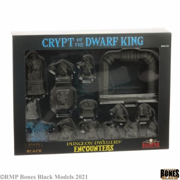 Reaper Bones Black - Crypt of the Dwarf King - Boxed Set