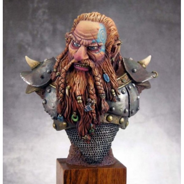 Reaper - Master Series Miniatures - The Grudge - Resin Dwarf Bust
