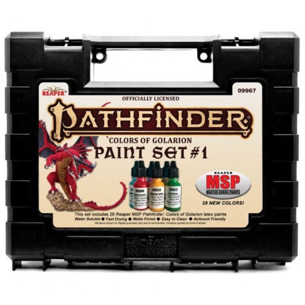 Reaper MSP - High Density: Pathfinder Colors of Golarion - Paint Set #1