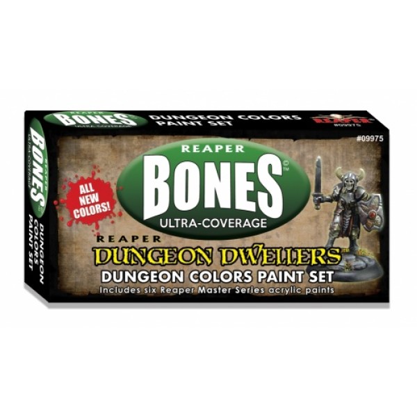 MSP Bones: Dungeon Dwellers Paint Set - Dungeon Colors Set