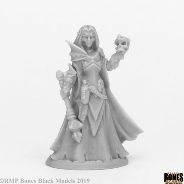 Reaper Bones Black - Dark Elf Priestess