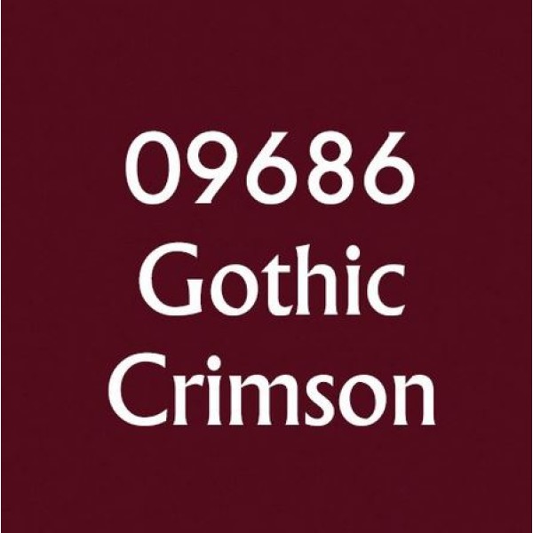 09686 - Gothic Crimson - Reaper Master Series - Bones HD (Limited Edition)