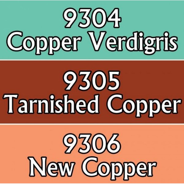 Reaper Master Series Triads: MSP Core Colors Triad: NMM Copper Colors (09304-09306)