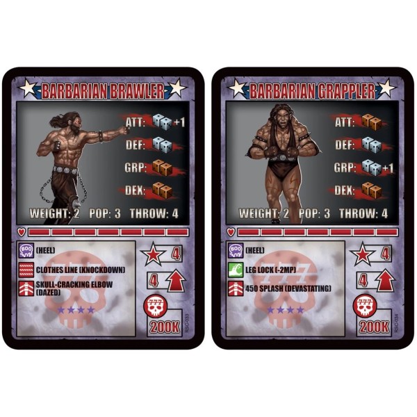 RUMBLESLAM Fantasy Wrestling - Barbarian Brawler and Barbarian Grappler