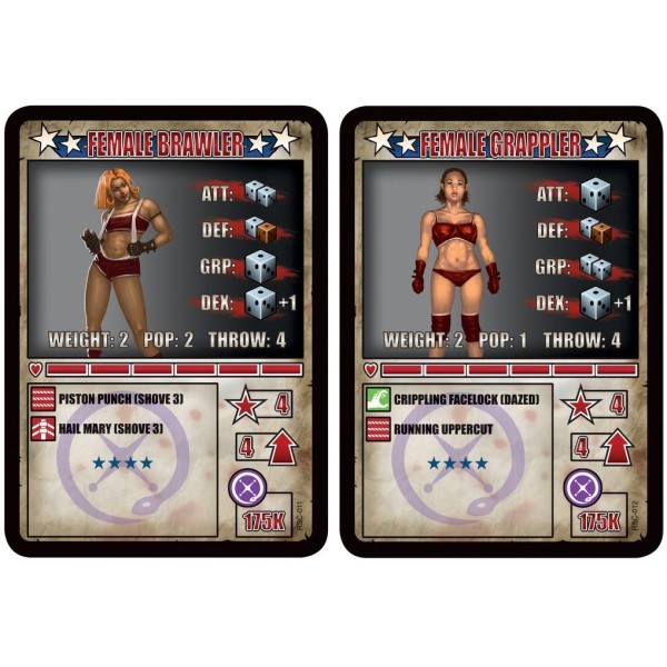 RUMBLESLAM Fantasy Wrestling - Female Brawler and Female Grappler 