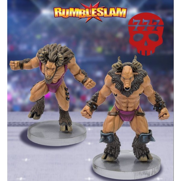 RUMBLESLAM Fantasy Wrestling - Goatman Brawler and Goatman Grappler