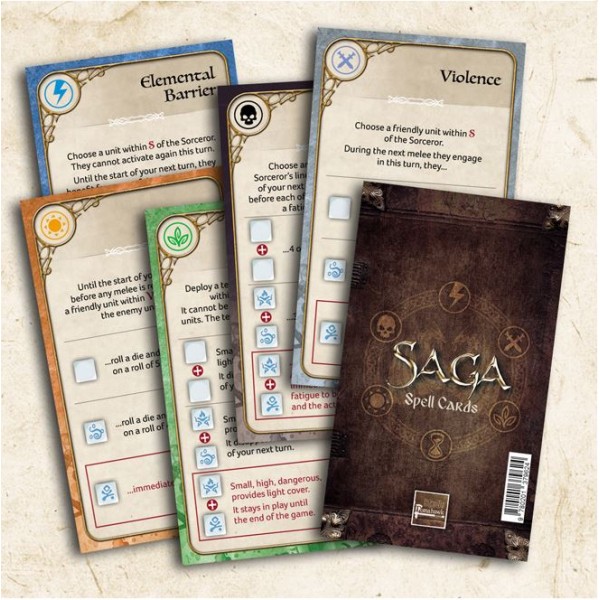 SAGA - 2nd Edition - Age of Magic - Spell Cards
