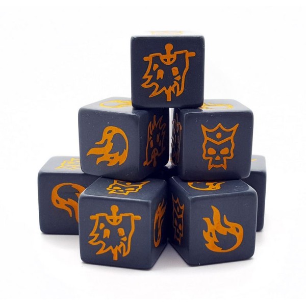 SAGA - 2nd Edition - Age of Magic - Forces of Chaos Dice (8)