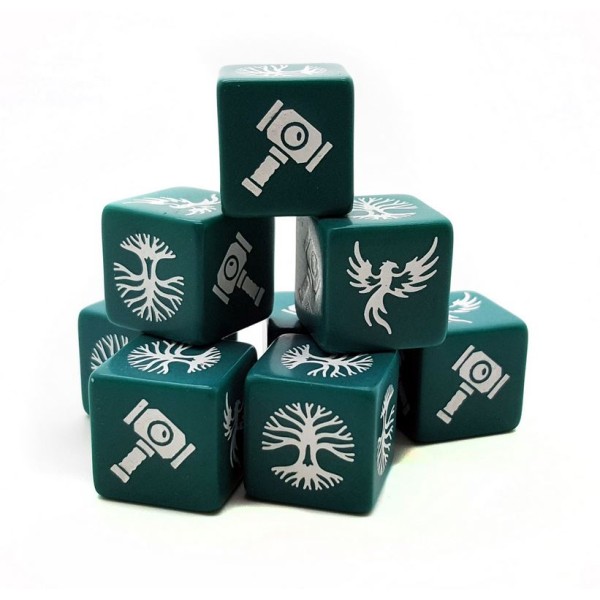 SAGA - 2nd Edition - Age of Magic - Forces of Order Dice (8)