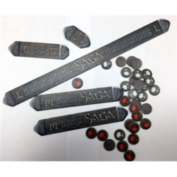 Saga - Measuring Sticks and Token Set (Card)