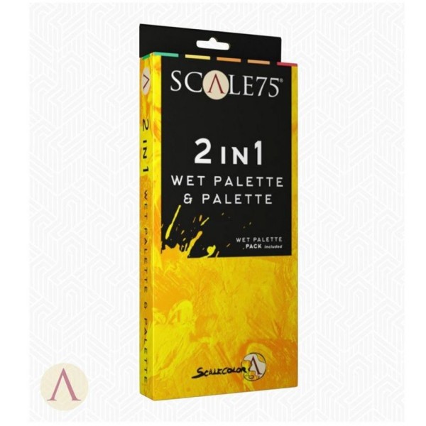 Scale75 - Painting Accessories - 2 in 1 Wet Palette and Dry Palette