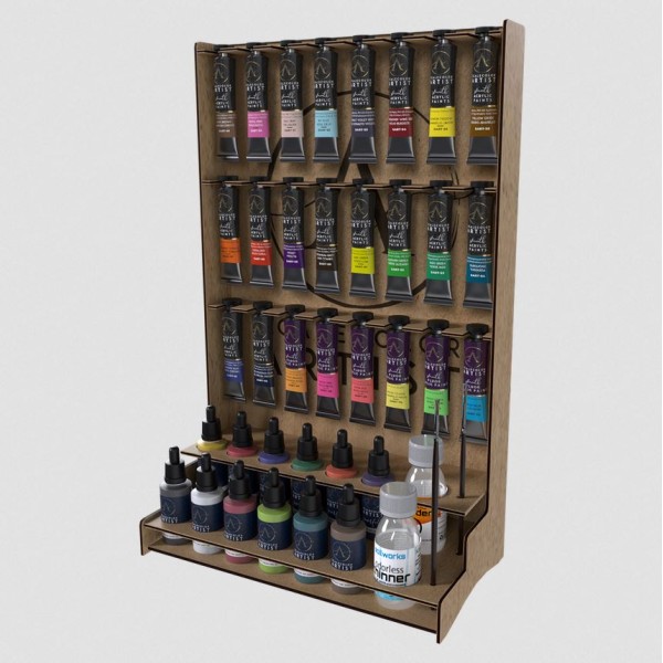 Scale75 - Scalecolour Artists - DISPLAY STAND for Artist Tubes and Inks