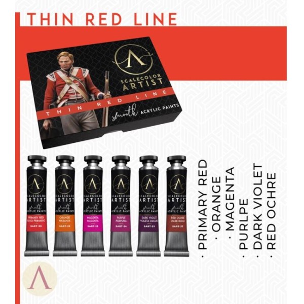 Scale75 - Scalecolour Artists Set - THIN RED LINE 