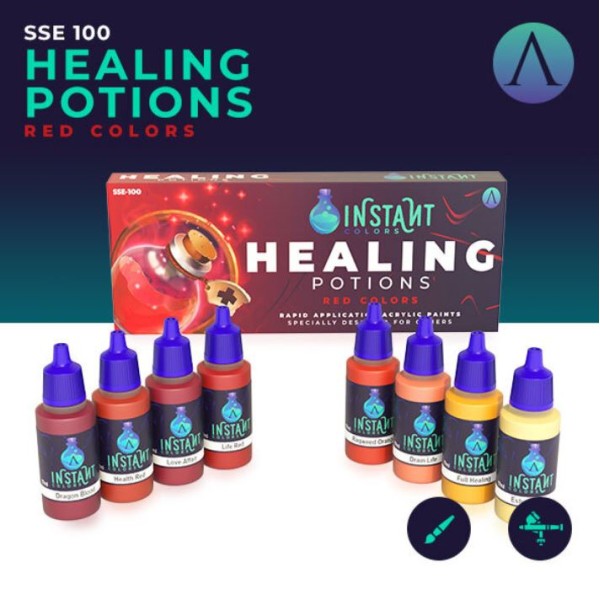Scale75 - Instant Colors - Healing Potions - Red Paint Set