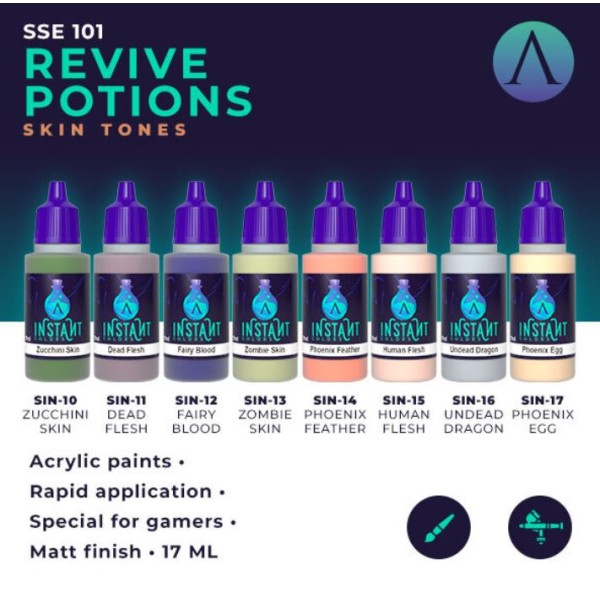 Scale75 - Instant Colors - Revive Potions - Skin Paint Set