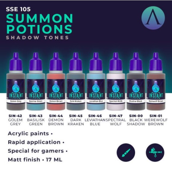 Scale75 - Instant Colors - Summon Potions - Shadow Paint Set