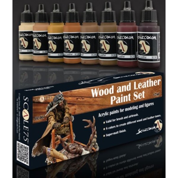 Scale75 - Scalecolour Sets - WOOD and LEATHER