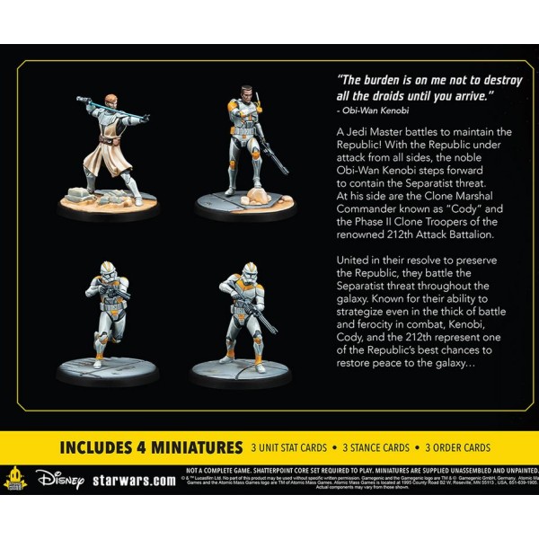 Star Wars: Shatterpoint - Hello There: General Obi-Wan Kenobi Squad Pack