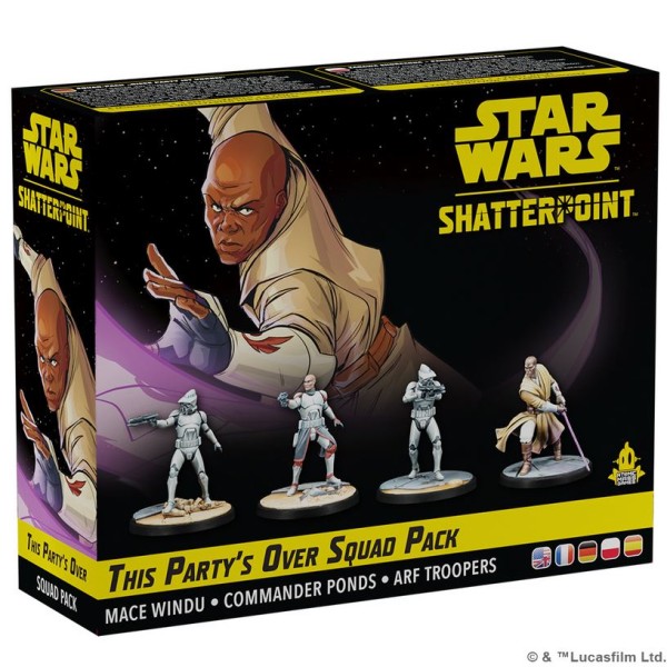 Star Wars: Shatterpoint - This Party's Over: Mace Windu Squad Pack