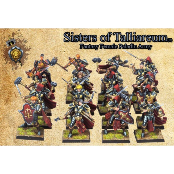 Shieldwolf Miniatures - Sisters of Talliareum Female Paladin Knights