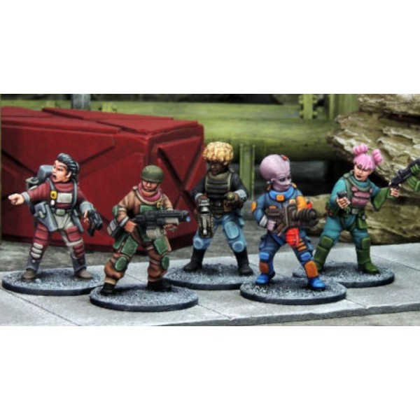 Stargrave - Mercenaries II (Female) - Plastic Boxed Set