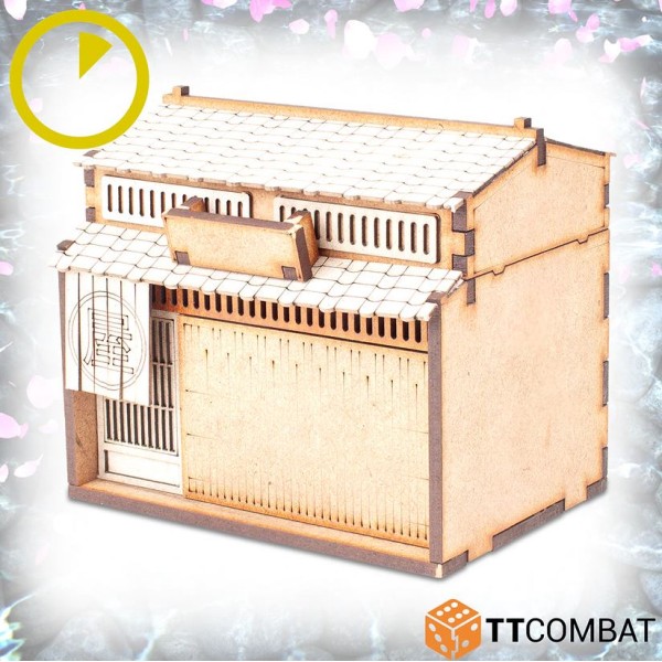 TTCombat - MDF Terrain - Eastern Empires - Machiya Shop Front