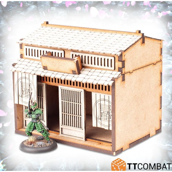 TTCombat - MDF Terrain - Eastern Empires - Machiya Shop Front