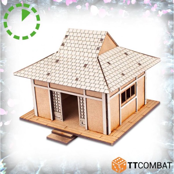 TTCombat - MDF Terrain - Eastern Empires - Small Minka C House