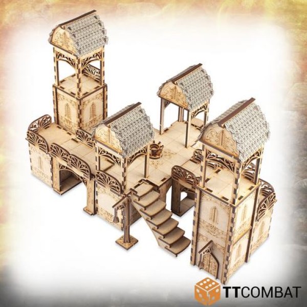 TTCombat - MDF Terrain - Savage Domain - Elven City Gateway