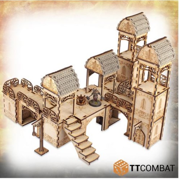 TTCombat - MDF Terrain - Savage Domain - Elven City Gateway