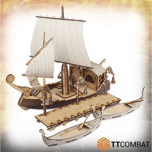 TTCombat - MDF Terrain - Savage Domain - Elven Docks