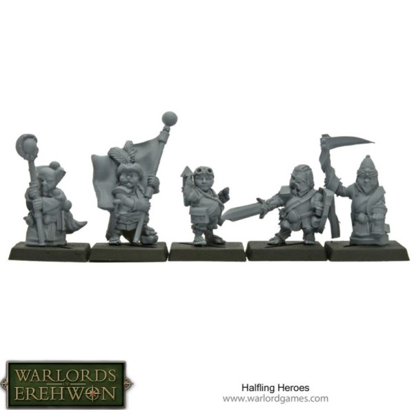 Warlords of Erehwon - TTCOMBAT - Halfling Heroes