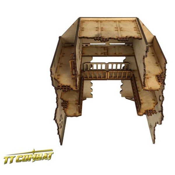 TTCombat - MDF Terrain - Sci-Fi Gothic - Gothic Ruined Garage