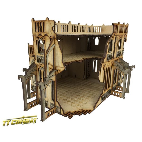 TTCombat - MDF Terrain - Sci-Fi Gothic - Gothic Ruined Officium