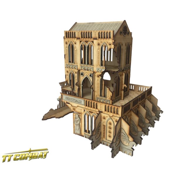 TTCombat - MDF Terrain - Sci-Fi Gothic - Gothic Ruined Servitialis