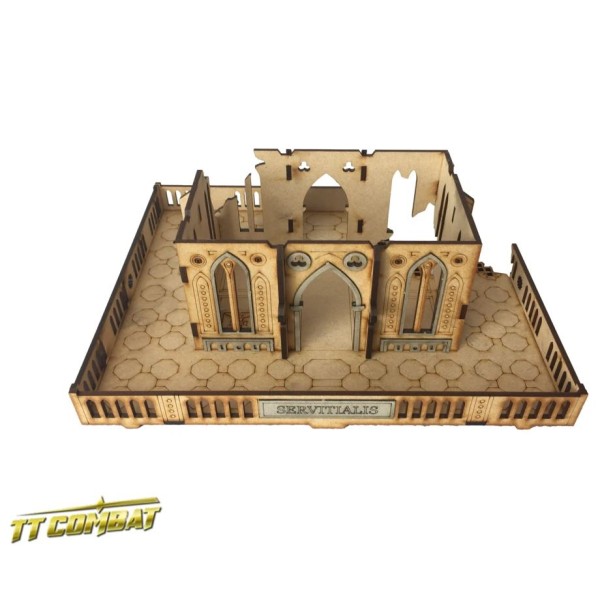 TTCombat - MDF Terrain - Sci-Fi Gothic - Gothic Ruined Servitialis