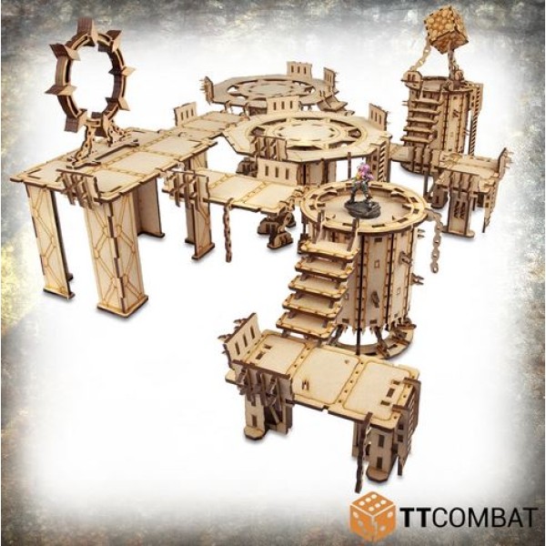 TTCombat - MDF Terrain - Industrial Hive - Sector Nihilus - Industrial Complex