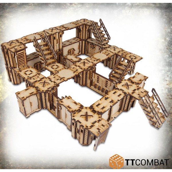 TTCombat - MDF Terrain - Industrial Hive - Iron Labyrinth - Death Quadrant Complex