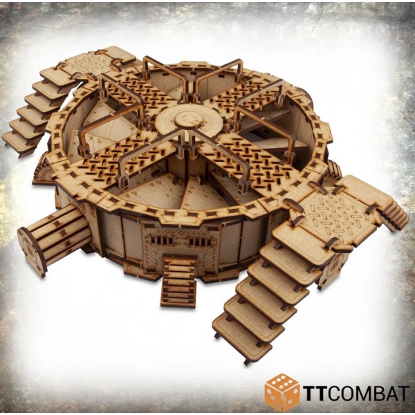 TTCombat - MDF Terrain - Industrial Hive - Sector 4 - Mega Turbine