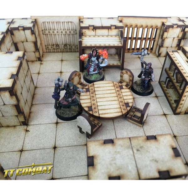 TTCombat - MDF Terrain - RPG Terrain - Deluxe Dungeon Set