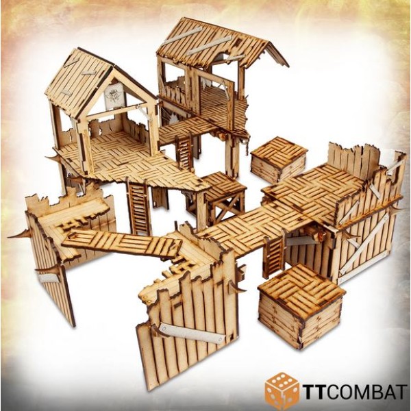 TTCombat - MDF Terrain - Savage Domain - Barbarian Encampment