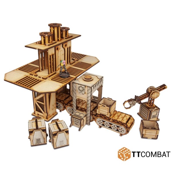 TTCombat - MDF Terrain - Sci-Fi Gothic - Strikezone Factorium