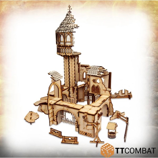 TTCombat - MDF Terrain - Savage Domain - Crumbling Tower