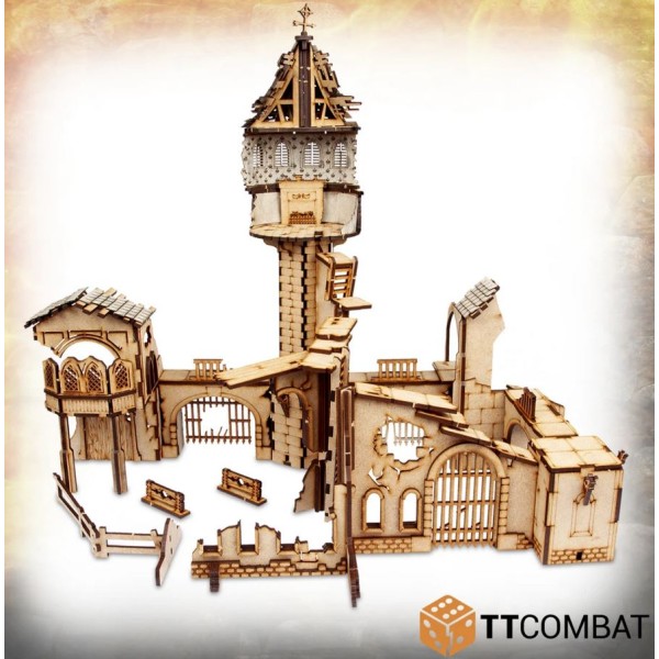 TTCombat - MDF Terrain - Savage Domain - Crumbling Tower