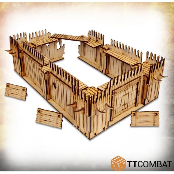 TTCombat - MDF Terrain - Savage Domain - Palisade Walls