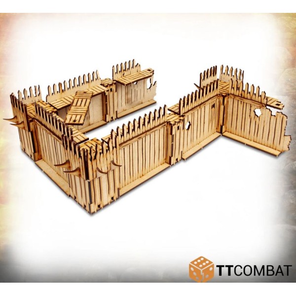 TTCombat - MDF Terrain - Savage Domain - Palisade Walls