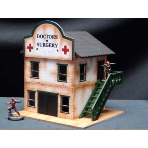 TTCombat - MDF Terrain - Wild West - Doctors Surgery